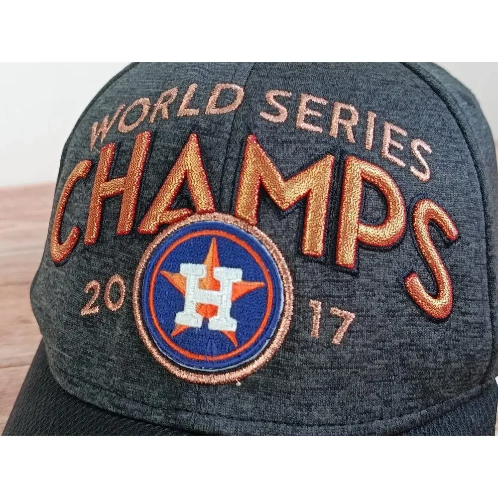 New Era 39Thirty Houston Astros Hat Cap 2017 World Series Champions